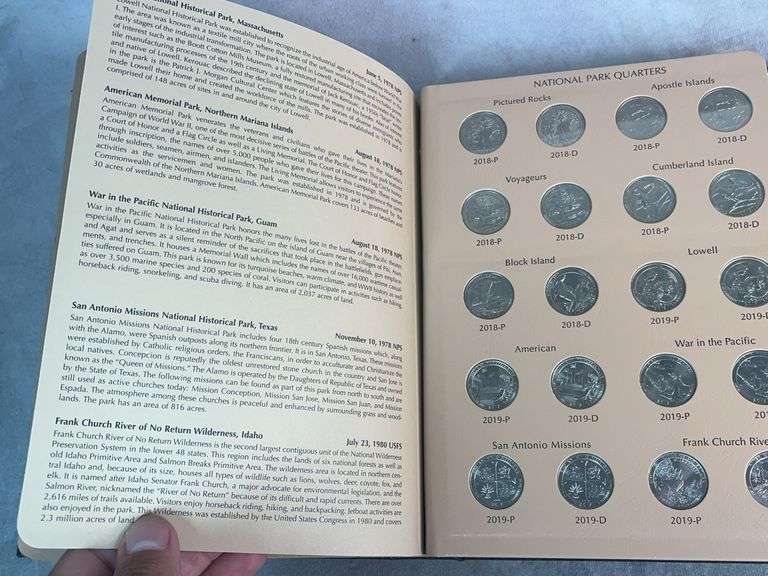 2010-2021 America’s Beautiful National Parks Washington Quarters