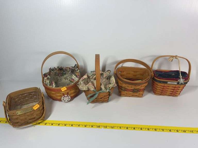 Longaberger Inaugural Basket, Wall Hanging Basket, Dresden Basket, Herb Baskets