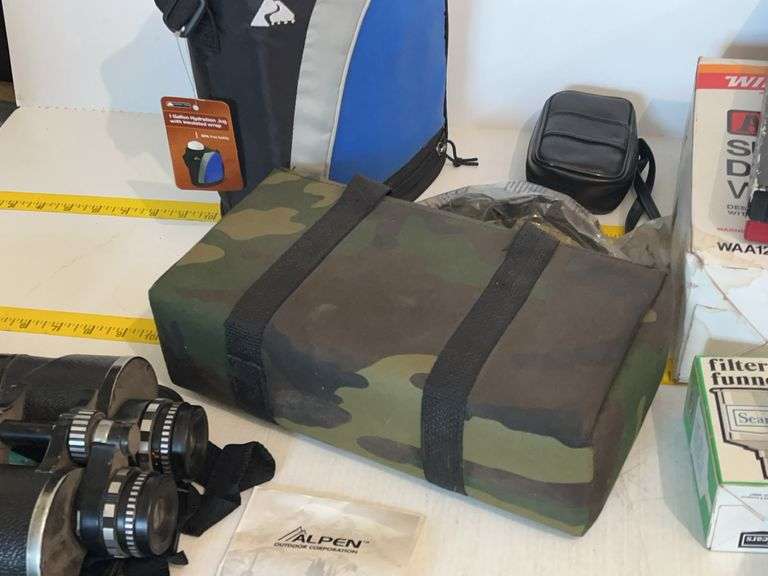 Binoculars, Tin, Wads, Etc.