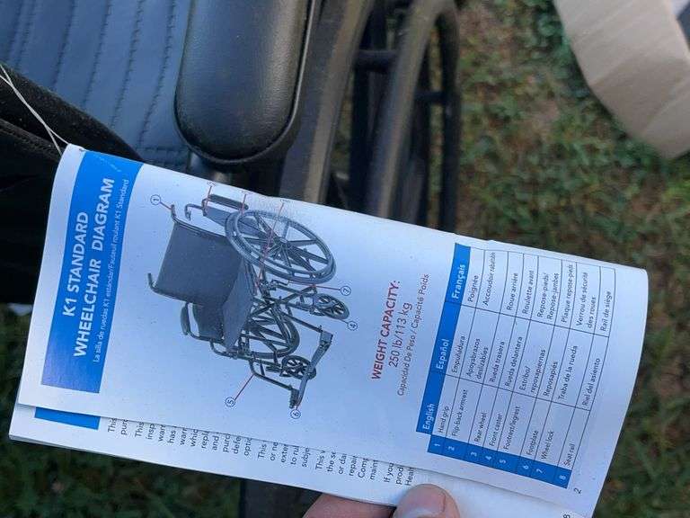 K1 Standard Wheelchair