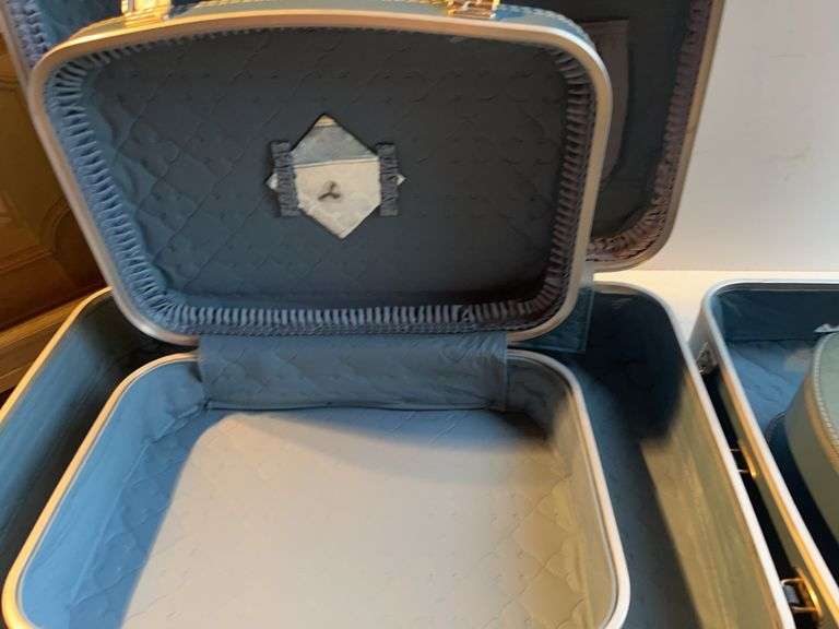 4 Pack Mid Century Suitcase Set