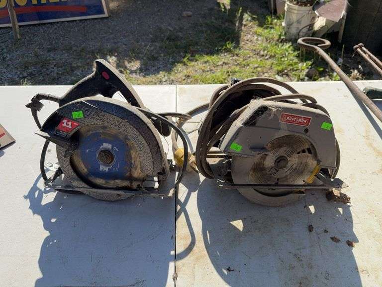 Chorded Skill saw and Craftsman Saw