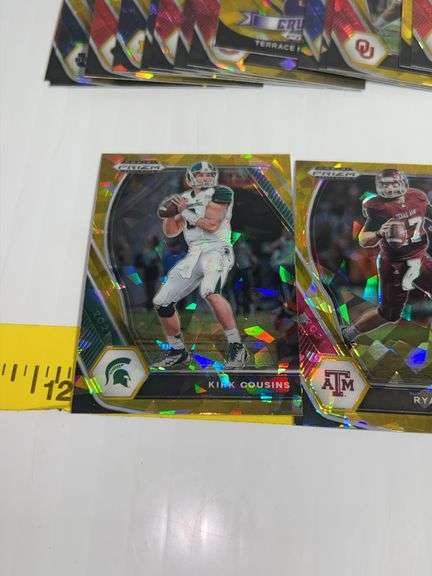 Assortment of Prizm Football Trading Cards