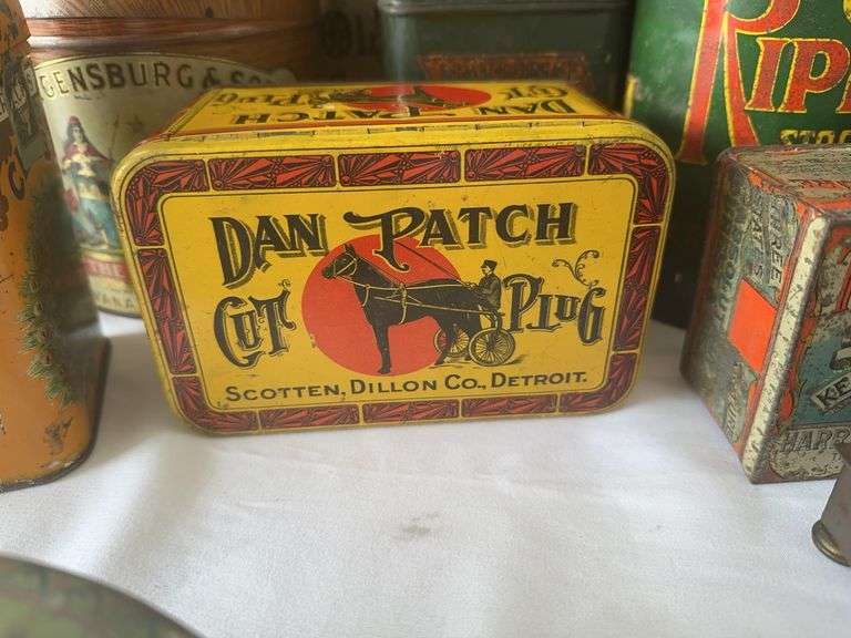 Old Cigar and Tobacco Tins