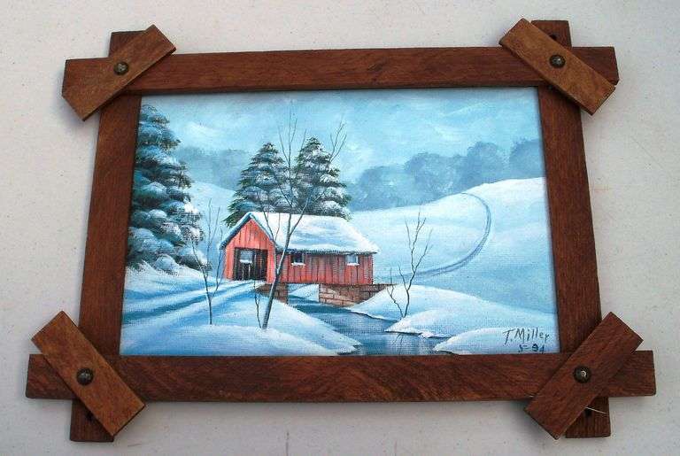1994 tom Miller Covered Bridge 12x16