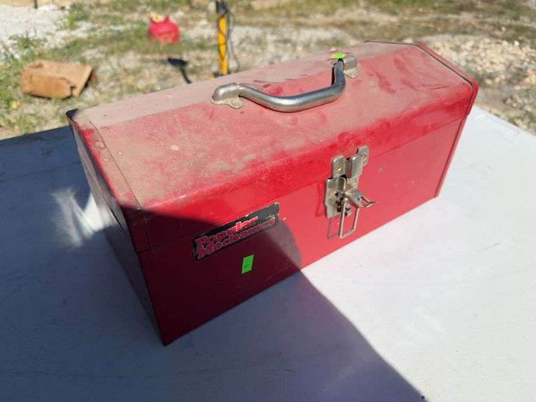Metal Tool Box with Copper Fittings
