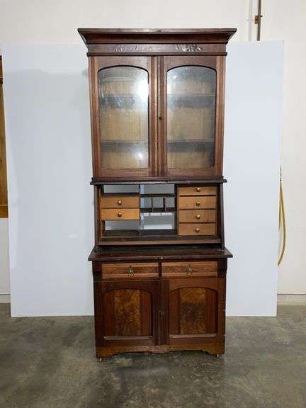 Antique Wooden Secretary Desk