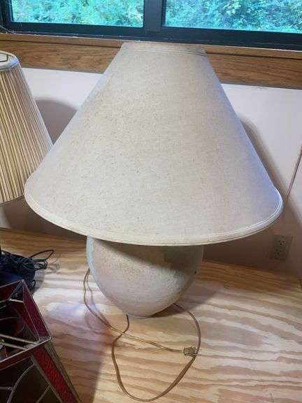 (4) decorative lamps - (1) standing, (1) hanging, and (2) table
