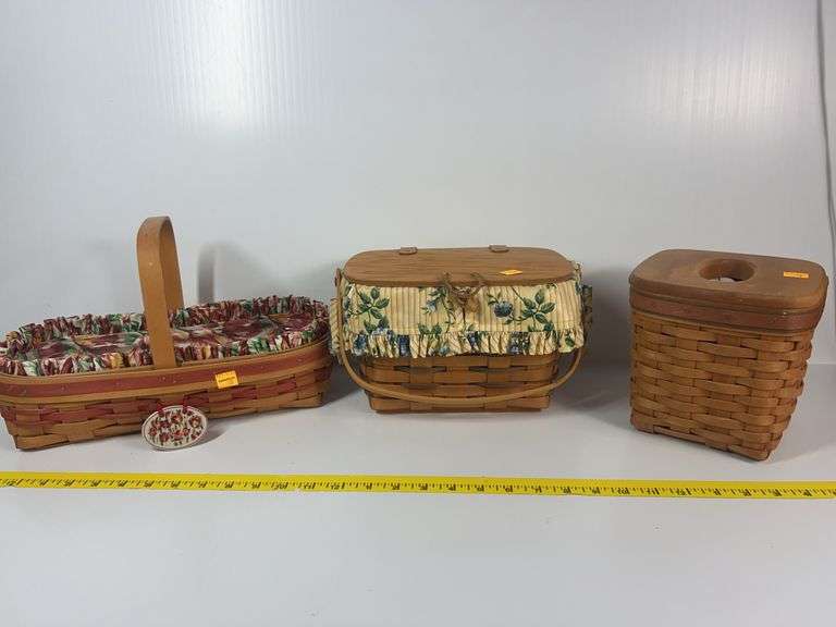 Longaberger Tissue Basket, Purse, Tulip Basket