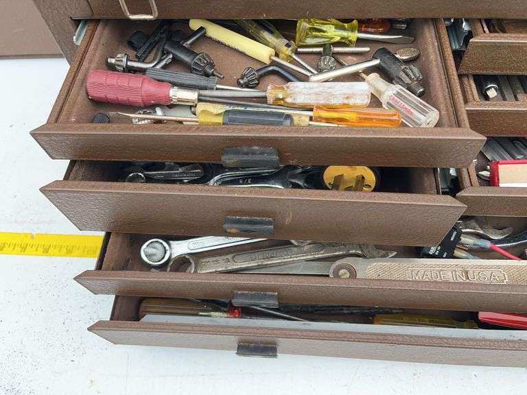 Toolbox with Variety of Tools