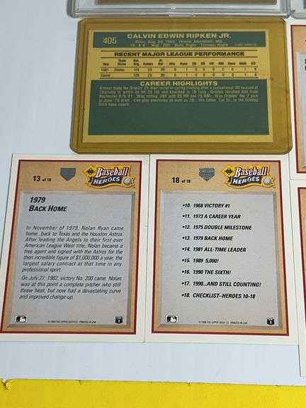Assortment of Baseball Trading Cards