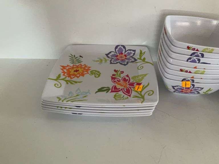Longaberger Plates and Bowls, Pier 1 Plates