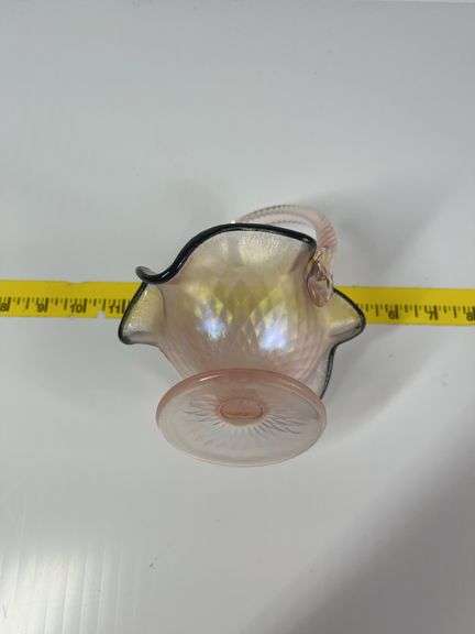 Fenton Pink Basket
