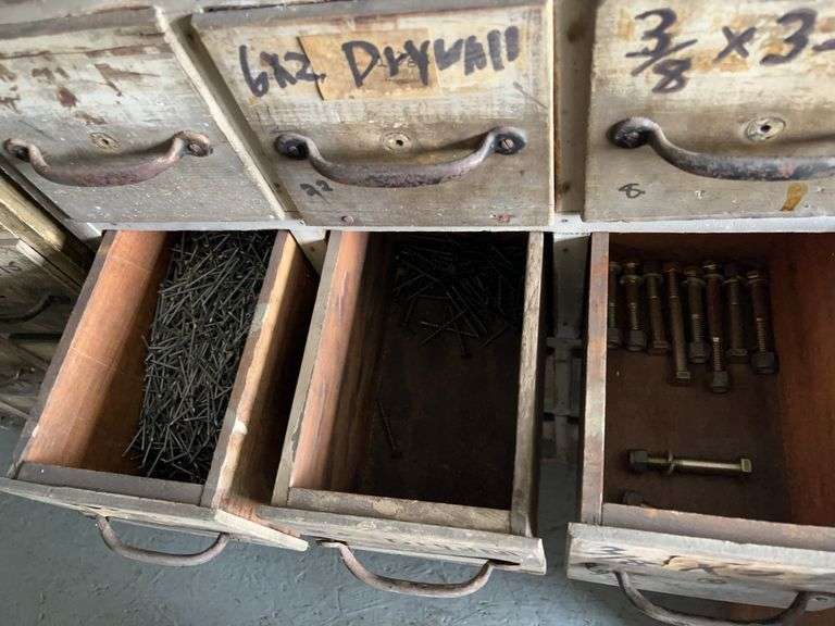 Wooden Storage Bin with Hardware