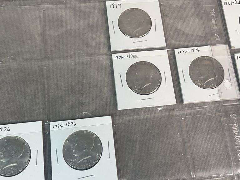 Susan B Anthony Dollars, Kennedy Halves, Washington Quarters, Buffalo Nickels ￼