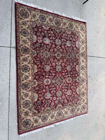Red Patterned Carpet