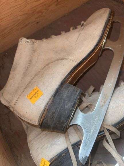 Assortment of Vintage Ice Skates