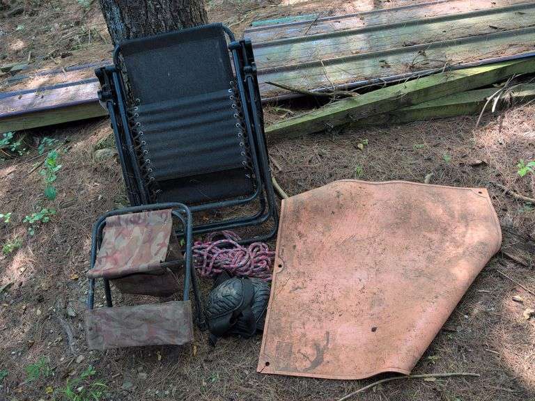 Outdoor reclining chair, seat, rope, and more
