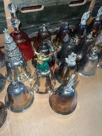 Assortment of Silver Plated Decorative Bells