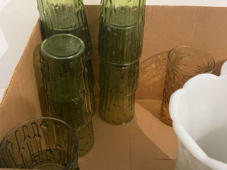 Variety of Glassware, some Morgantown Glass