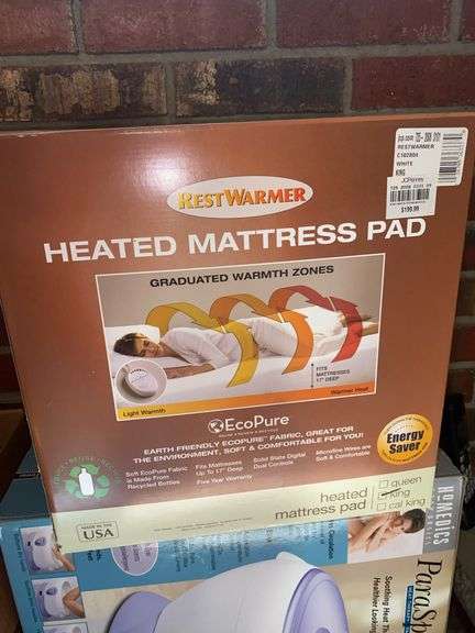 Homedics Bubble Bliss Deluxe Footbath, Homedics ParaSpa Elite, RestWarmer Heated Mattress Pad