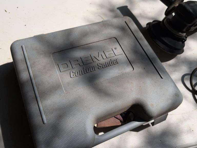 Dremel contour sander and Porter Cable orbit sander