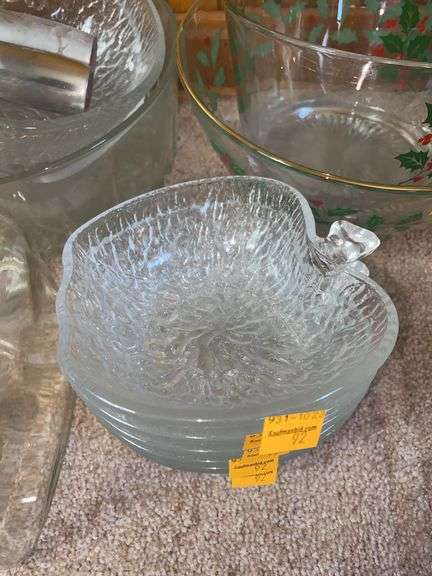 Assorted Clear Glassware