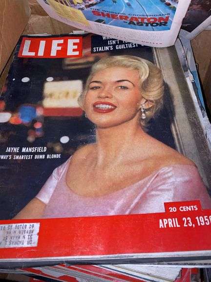 Box of Vintage Time Life Magazines