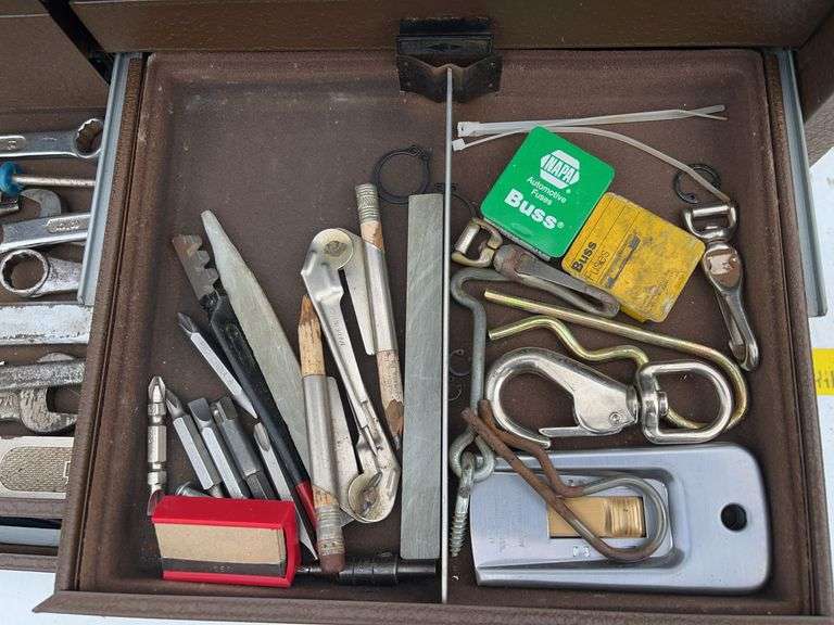 Toolbox with Variety of Tools