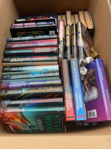 Large Assortment of Stuart Woods Books