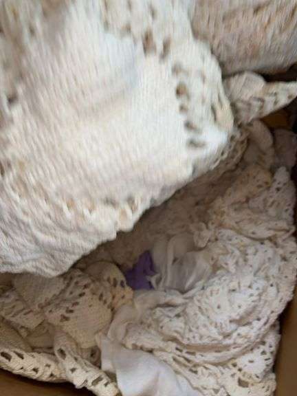 Box of Lace Linens