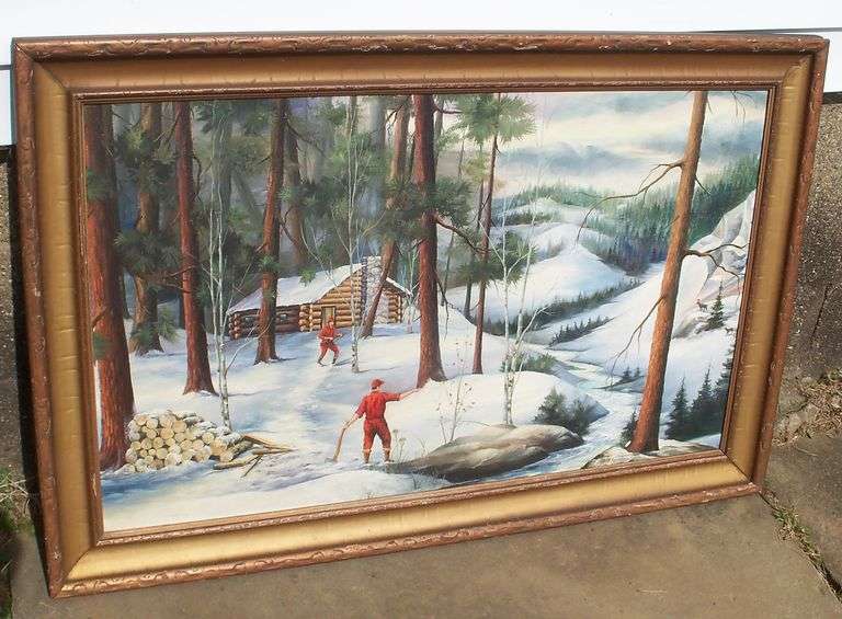Early Tom Miller Cabin Hunting 27x41