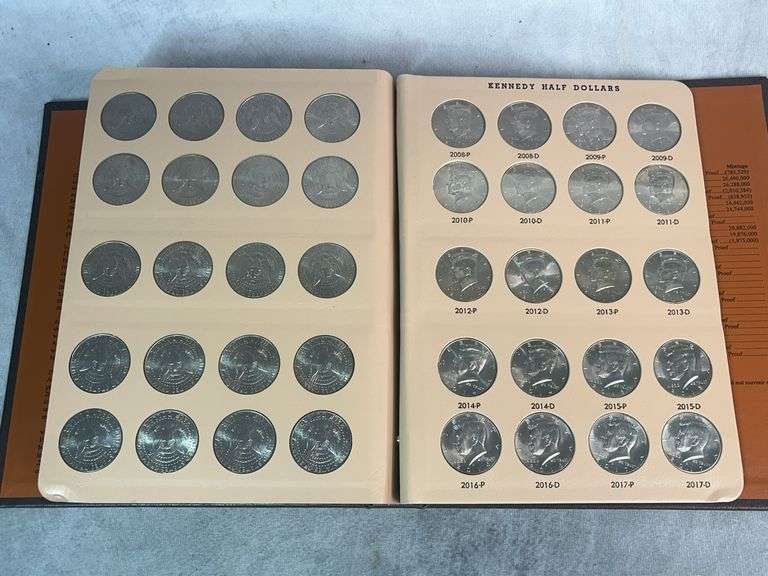 1964-2017 Kennedy Half Complete Set