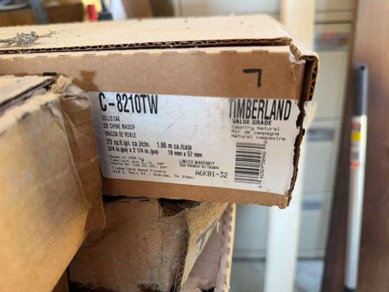 Timberland Solid Oak Hardwood Flooring 20 sq.ft. Box 3/4” by 2 1/4”