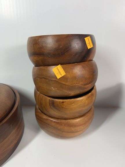 Assortment of Wooden Dishes