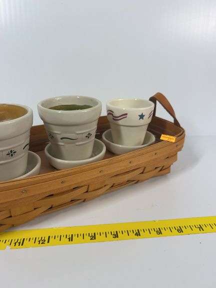 Longaberger Flower Pot Basket