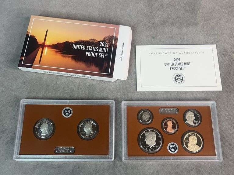Two 2021 United States Mint Proof Sets