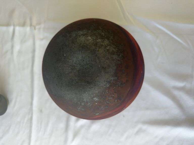 (2) Vases, (12) Napkin Rings, Waterford Crystal Clock, Leather Leaf, and other misc.