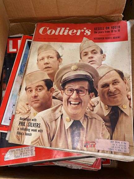 Box of Vintage Time Life Magazines