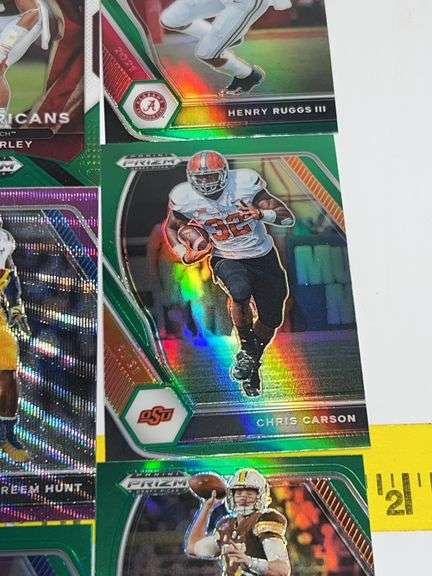 Assortment of College Football Trading Cards