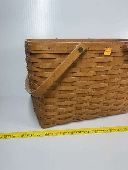 Longaberger Tall Basket, Longaberger Easter Basket, Longaberger 1999 Horizon of Hope Basket