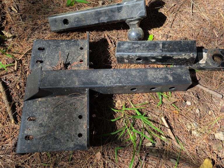3-way ball hitch and (2) other hitches