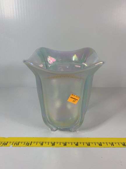 Fenton Carnival Glass Vase