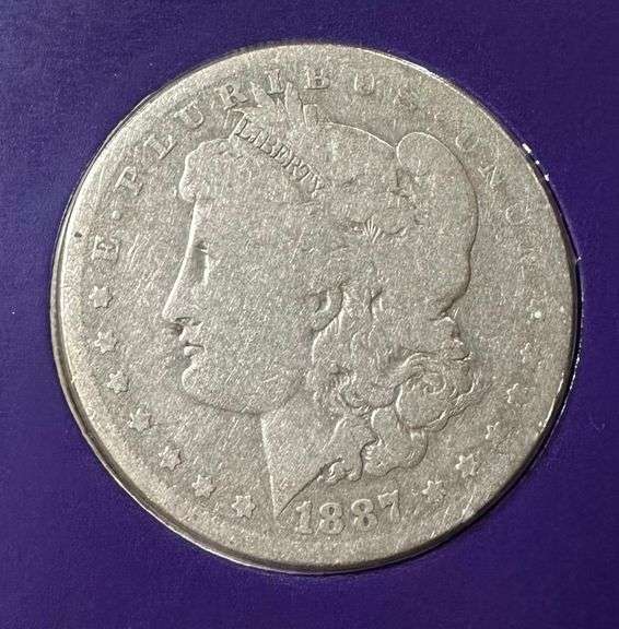 Lot of Two (2) Morgan Silver Dollars with Commemorative Cards & Stamps