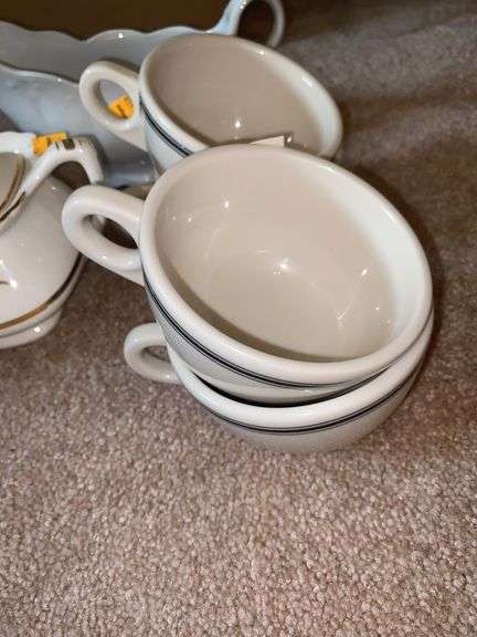 Assortment of Ironstone China, Homer Laughlin Cups