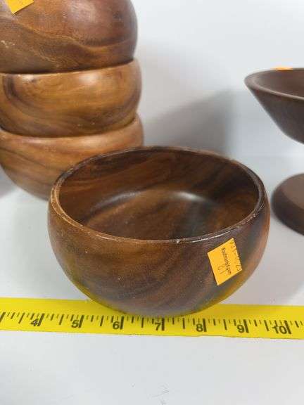 Assortment of Wooden Dishes