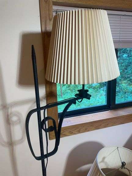 (4) decorative lamps - (1) standing, (1) hanging, and (2) table