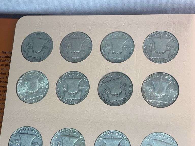 1948-1964 Franklin Silver Half Complete Set
