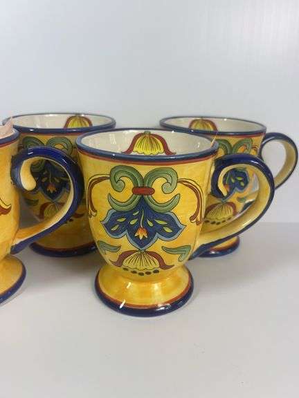 Maxcera Yellow Talavera Mugs-Made in China