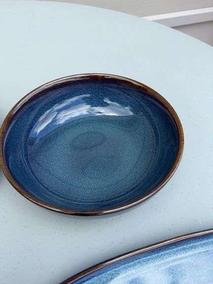 Reactive Glaze Stoneware Dinner Plates